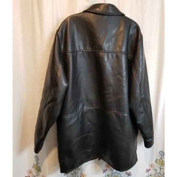 GV Gruppo Italiano men's‎ leather over coat men's size medium new!!! - Picture 2 of 4